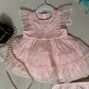 Pink Ruffled Baby Dress